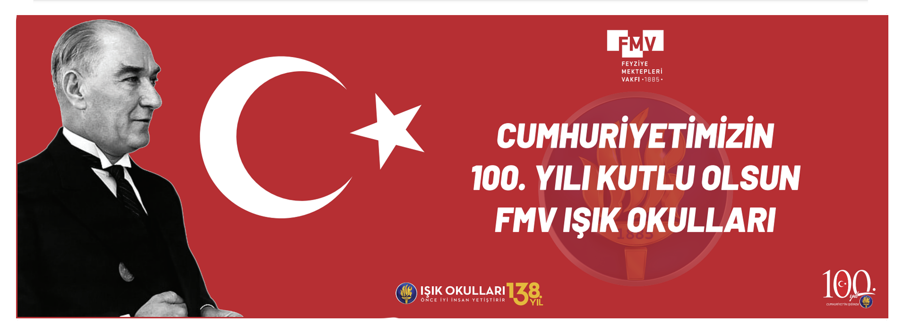 Cumhuriyetimizin 100. Yılı kutlu olsun